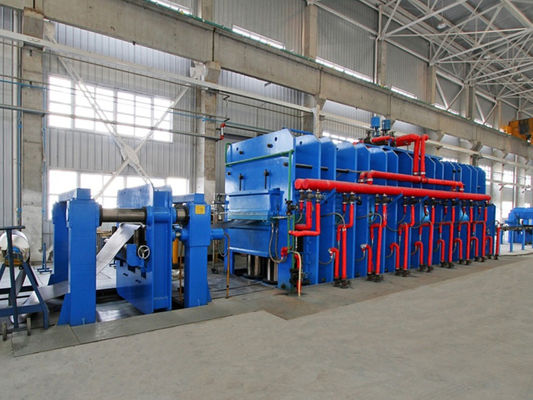3-Ply Karet Conveyor Belt Mesin Peralatan Produksi Line Press
