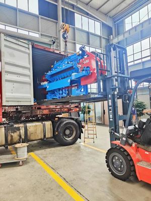 PE EVA EPDM SBR CR Eva Mesin Pembagian busa Horizontal