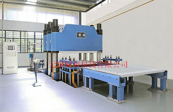 Rubber Moulding Press Machine Compression 6000T Rubber Vulcanizing Machine Dengan Pengendalian PLC