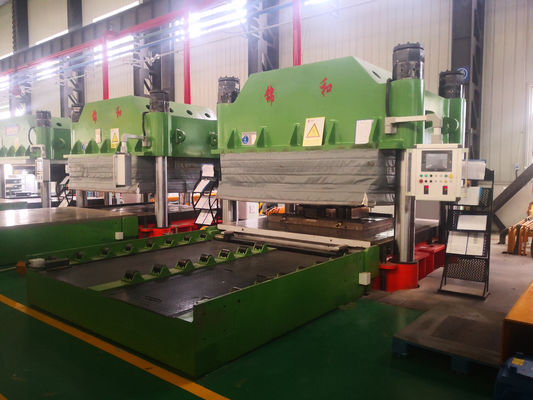Otomatis Hydraulic Rubber Press Machine Molding Oil Production Struktur 4 kolom